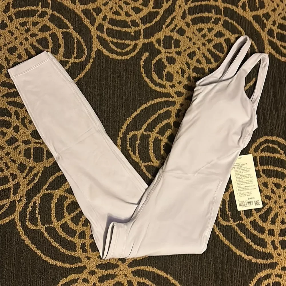 Lululemon Align Bodysuit 25" Blissful Blue NWT Yoga size 4 ☁️ 🌊💧💦💨 - Picture 8 of 9